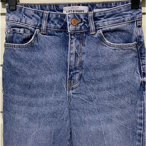 ASOS “New Look Lift “ Shape Mom Jeans Vintage Inspired Yoke Stitching SZ 2P - Picture 10 of 16